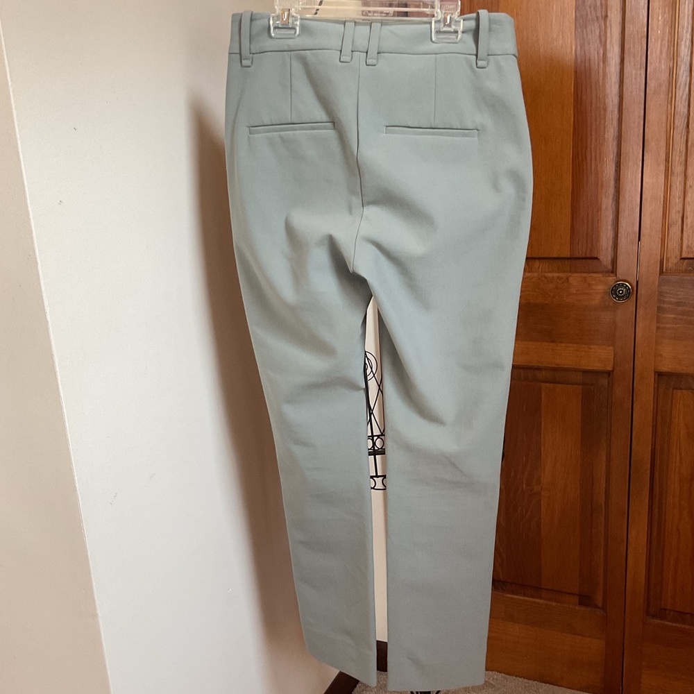 $368 NWT VINCE Sz10 HIGH RISE CIGARETTE STRETCH PANT SLATE - Picture 5 of 9